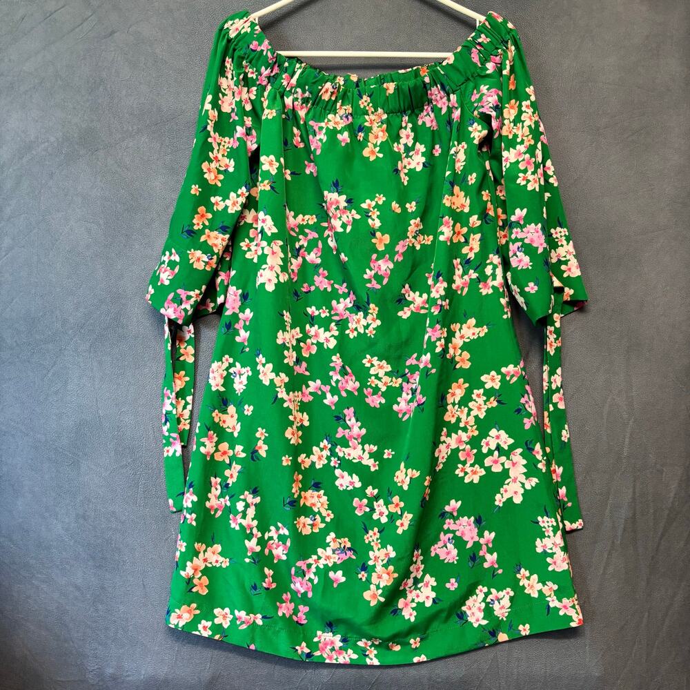 Vince Camuto Dress Off Shoulder Floral Knee Length Cottagecore Fairy New Boho